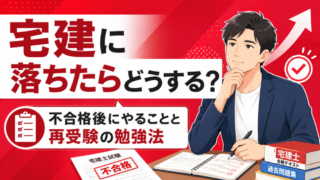 宅建に落ちたらどうする？不合格後にやることと再受験の勉強法 